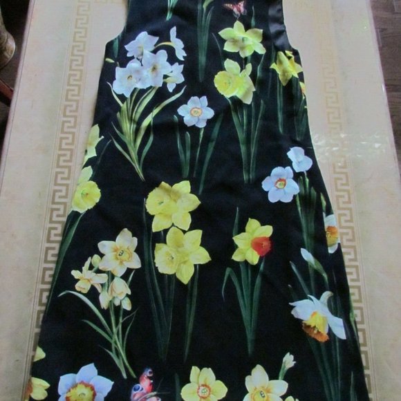 New DOLCE & GABBANA Runway Artistic Floral Design Lined dress IT 42,US 6-8, S-M. - Picture 6 of 11